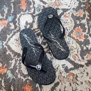Size 9 Michael Kors Flip Flops